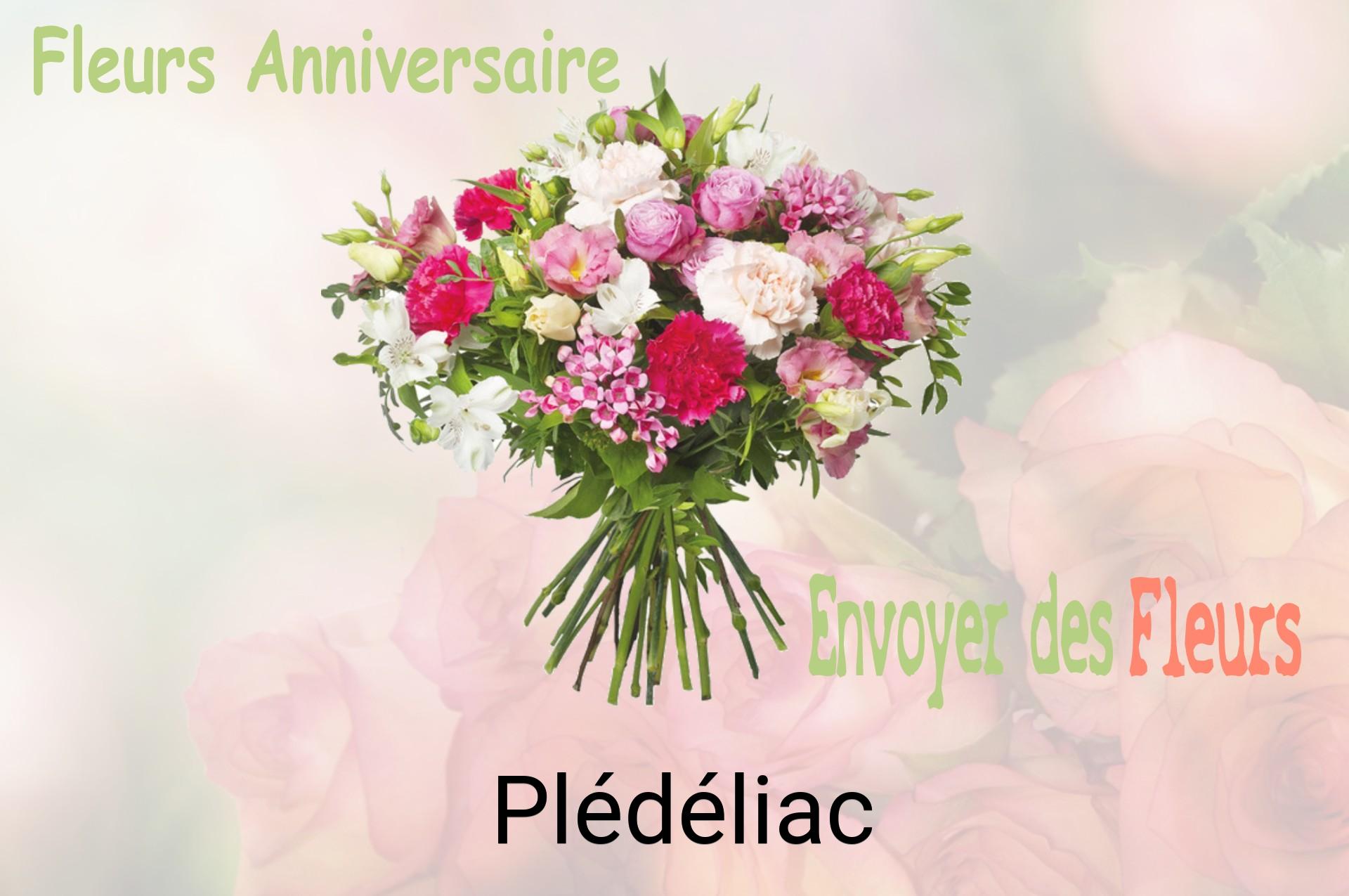 Bouquet de fleurs d’anniversaire livré à Plédéliac