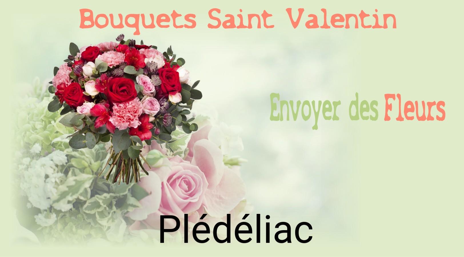 Roses de Saint-Valentin livrées à Plédéliac